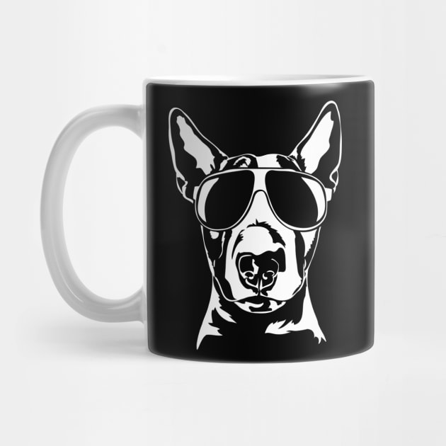 English Bull Terrier sunglasses cool dog by wilsigns